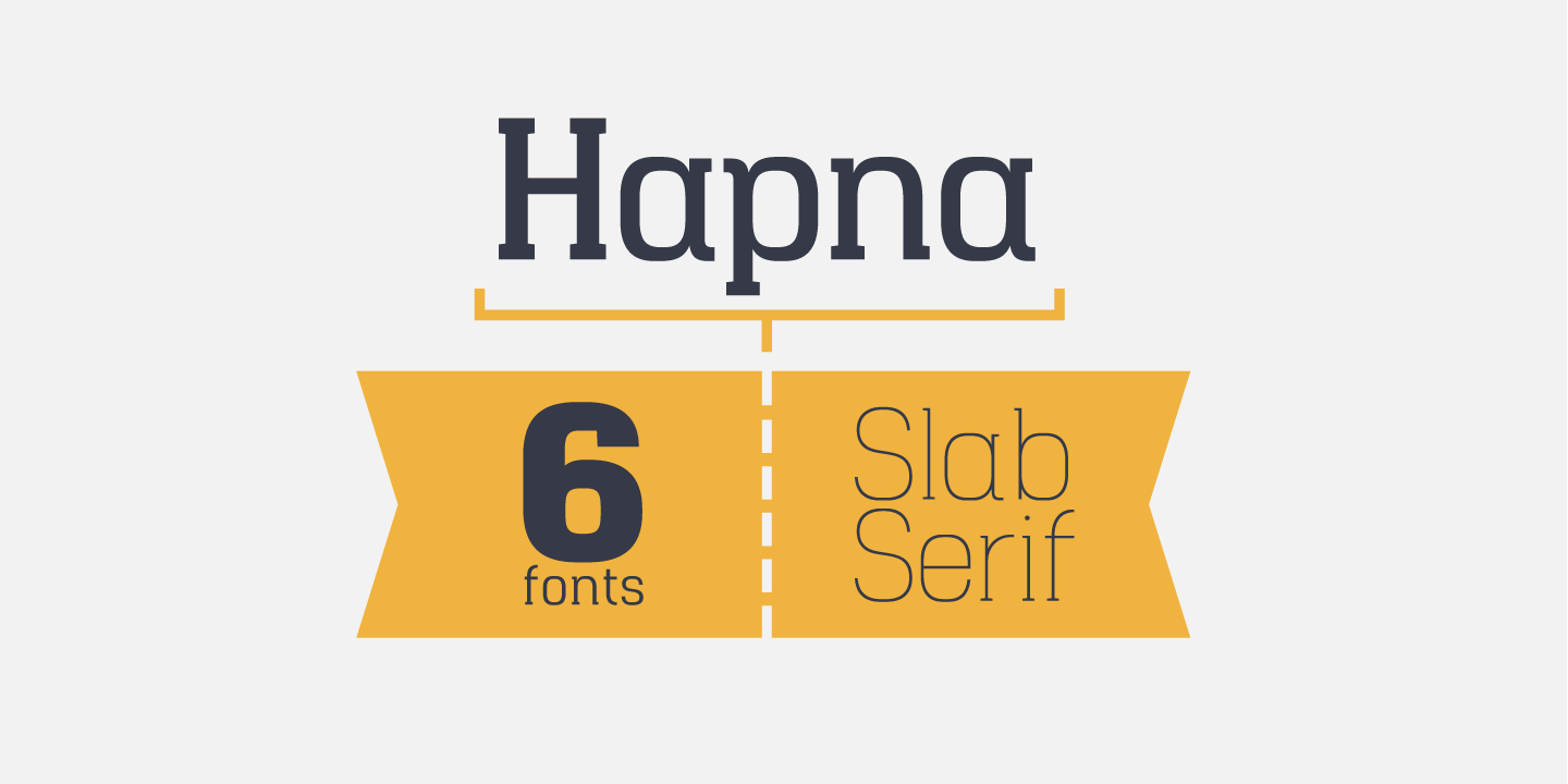 Hapna Slab Serif Font